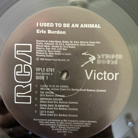 Eric Burdon : I Used To Be An Animal (LP, Album)