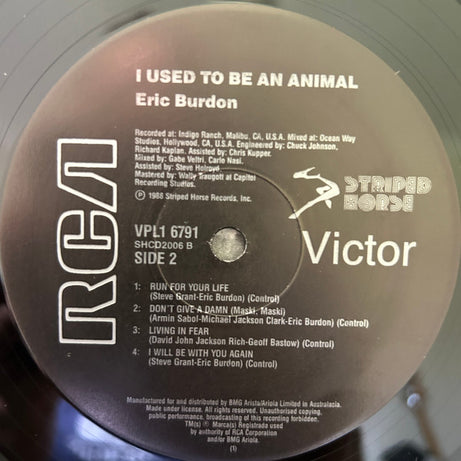 Eric Burdon : I Used To Be An Animal (LP, Album)