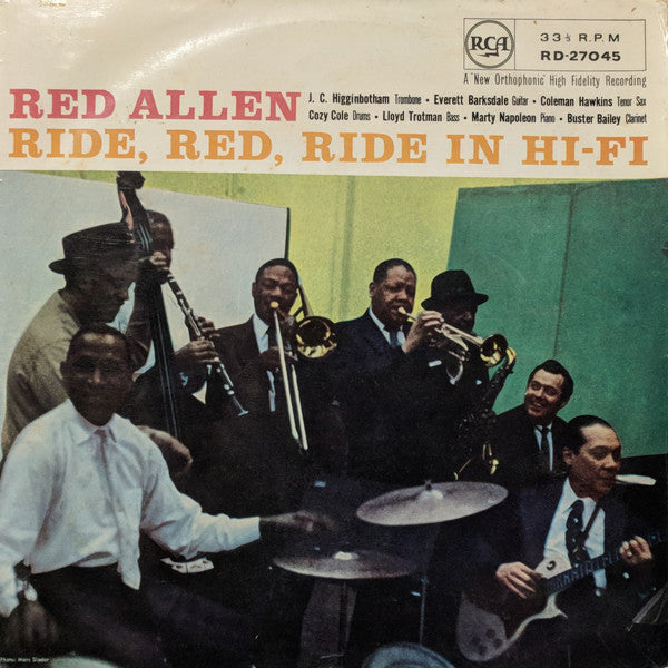 Henry "Red" Allen's All Stars : Ride, Red, Ride In Hi-Fi (LP, Album, Mono)