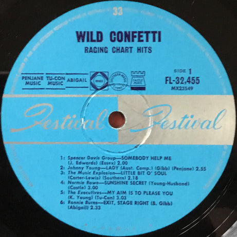 Various : Wild Confetti (LP, Comp, Mono)