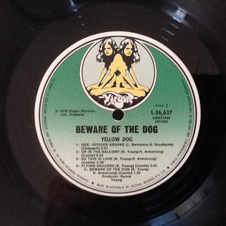 Yellow Dog : Beware Of The Dog (LP, Album)