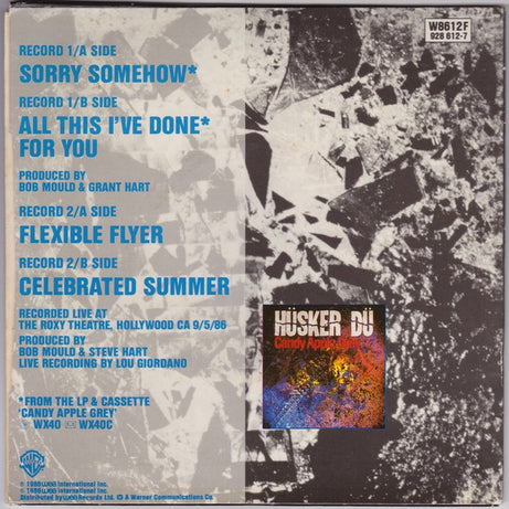 Hüsker Dü : Sorry Somehow (7", Single + 7", Single, Promo + Ltd)
