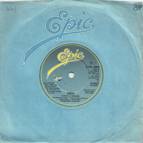 ABBA : I Have A Dream (7", Single)