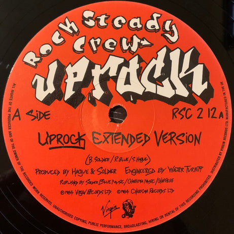 The Rock Steady Crew : Uprock (12")