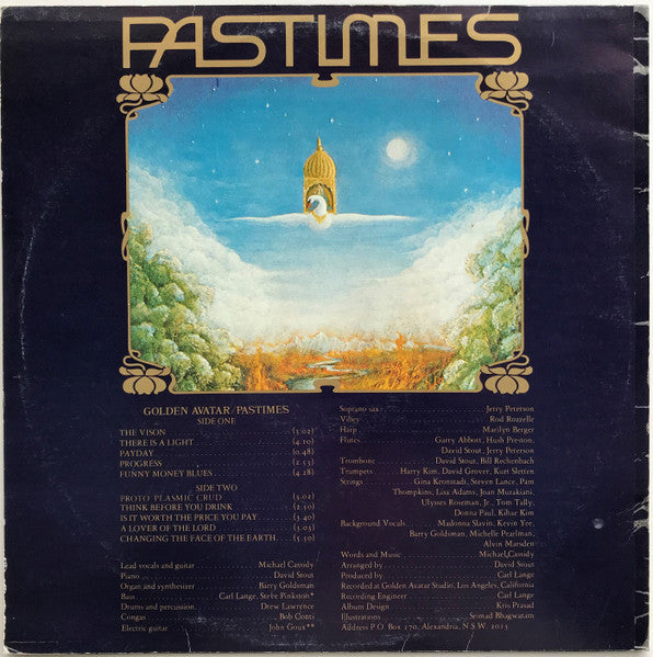 Golden Avatar : Pastimes (LP, Album)