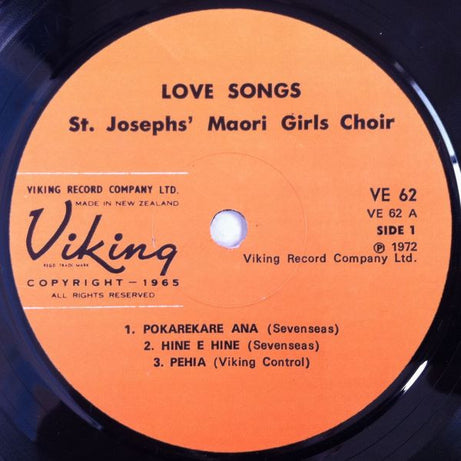 St. Joseph's Maori Girls College Choir : Maori Love Songs (7", EP, RE)