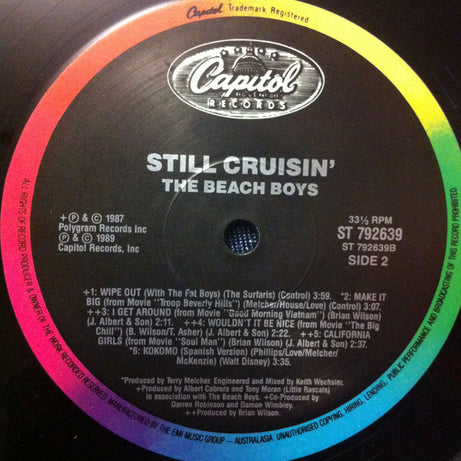 The Beach Boys : Still Cruisin' (LP, Album)