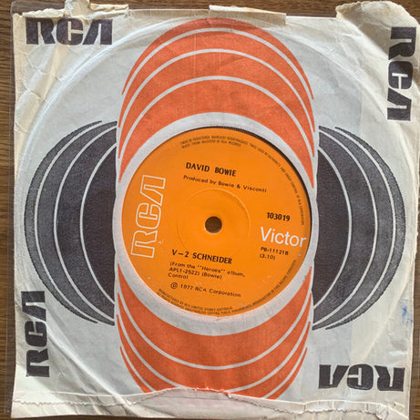 David Bowie : "Heroes" (7", Single)