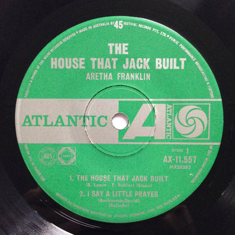 Aretha Franklin : I Say A Little Prayer (7", EP, Mono)
