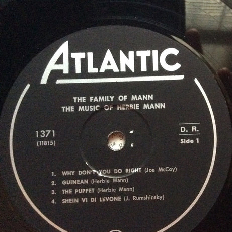 The Family Of Mann : The Music Of Herbie Mann (LP, Album, Mono)