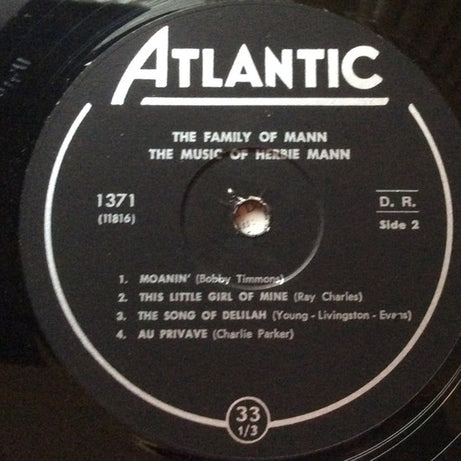 The Family Of Mann : The Music Of Herbie Mann (LP, Album, Mono)