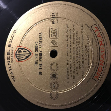 Everly Brothers : The Hit Sound Of The Everly Brothers (LP, Album, Mono)