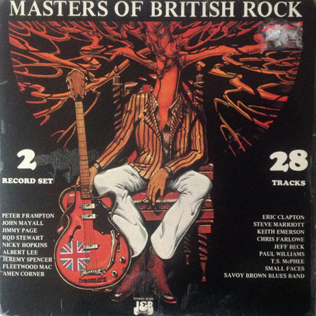 Various : Masters Of British Rock (2xLP, Comp, Gat)