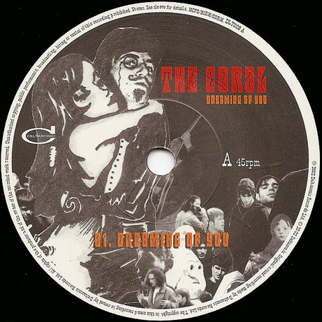 The Coral : Dreaming Of You (7", Single, Ltd, Num)