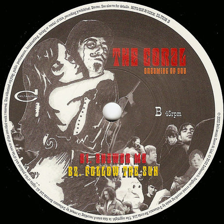 The Coral : Dreaming Of You (7", Single, Ltd, Num)