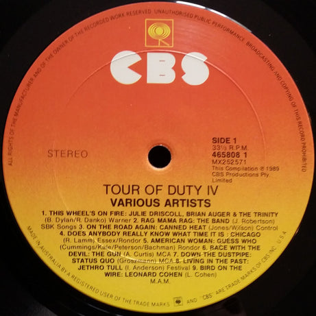 Various : Tour Of Duty 4 (LP, Comp)