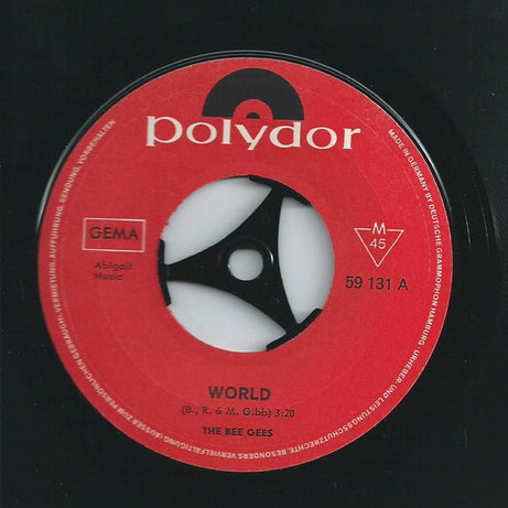 The Bee Gees* : World (7", Single, Mono)