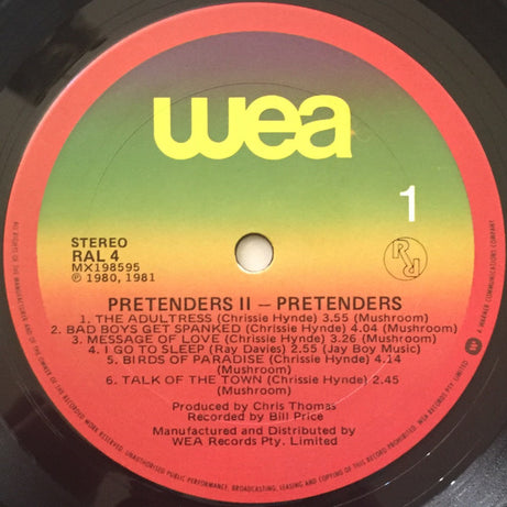 Pretenders* : Pretenders II (LP, Album)