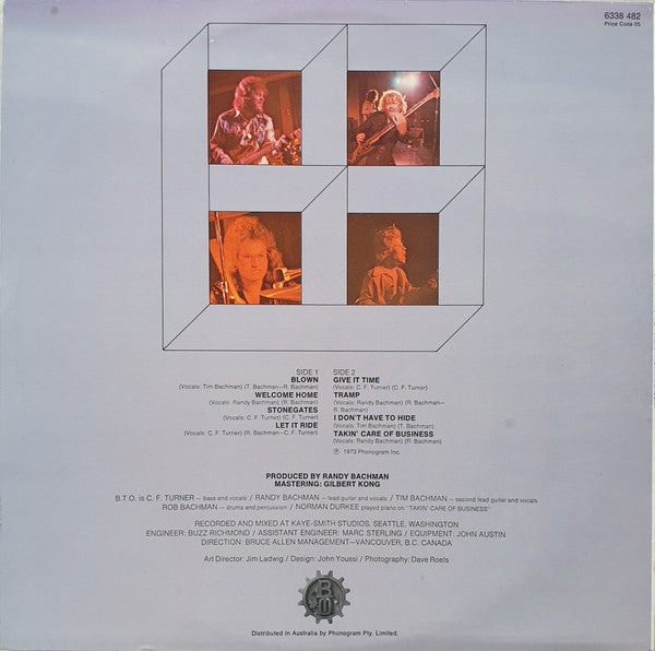 Bachman-Turner Overdrive : Bachman-Turner Overdrive II (LP, Album)