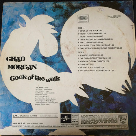 Chad Morgan : Cock Of The Walk (LP, Album)