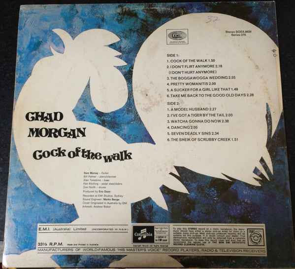 Chad Morgan : Cock Of The Walk (LP, Album)