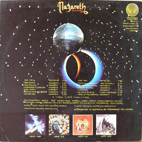 Nazareth (2) : Greatest Hits (LP, Comp)