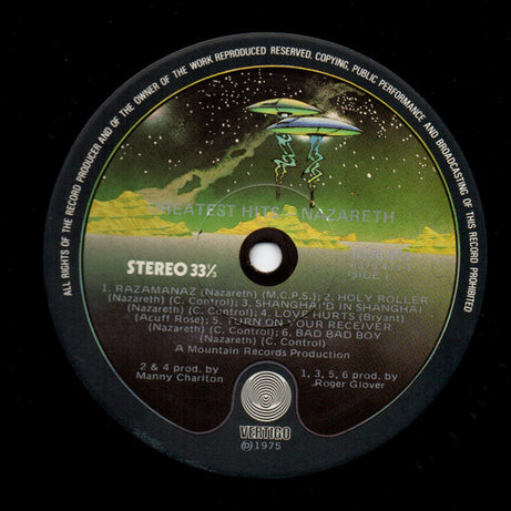 Nazareth (2) : Greatest Hits (LP, Comp)