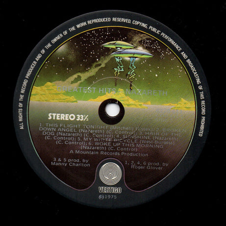Nazareth (2) : Greatest Hits (LP, Comp)