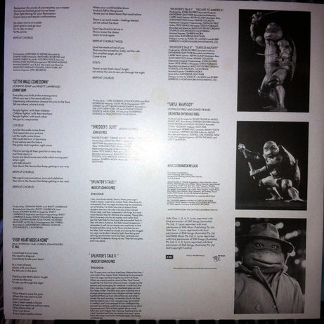 Various : Teenage Mutant Ninja Turtles - The Original Motion Picture Soundtrack (LP)