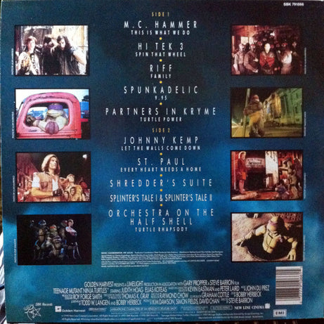 Various : Teenage Mutant Ninja Turtles - The Original Motion Picture Soundtrack (LP)