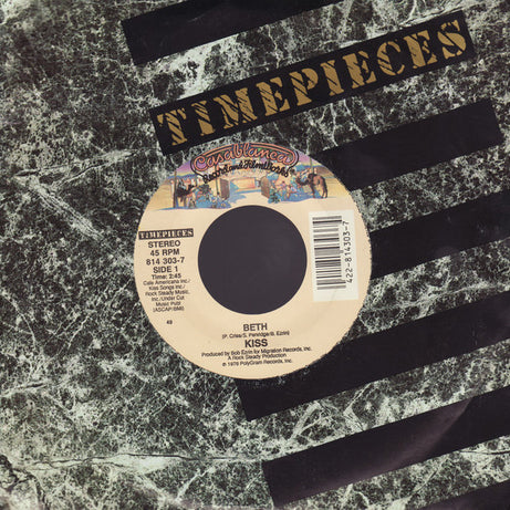 Kiss : Beth /  Hard Luck Woman (7", Single, RE, 49,)
