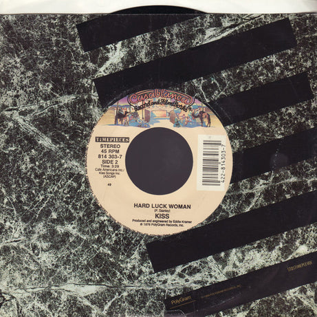 Kiss : Beth /  Hard Luck Woman (7", Single, RE, 49,)
