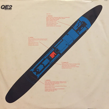 Mike Oldfield : QE2 (LP, Album, RE)