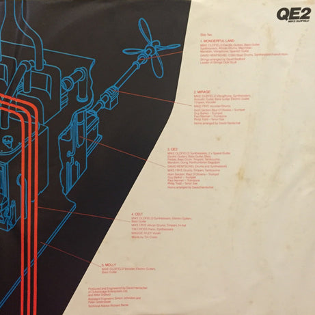 Mike Oldfield : QE2 (LP, Album, RE)