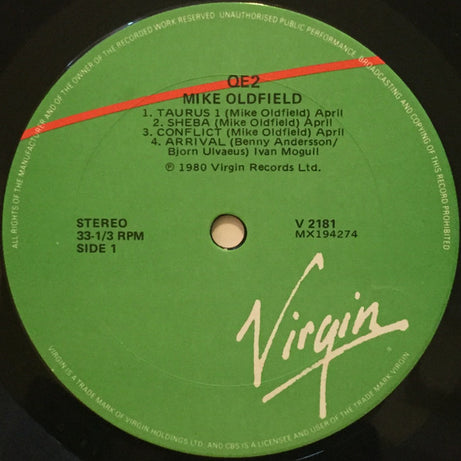 Mike Oldfield : QE2 (LP, Album, RE)