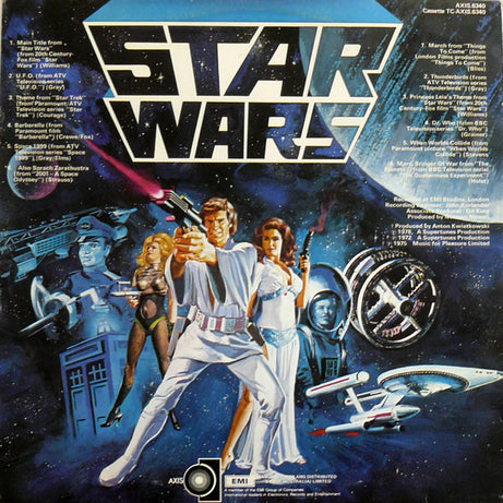 Geoff Love And His Orchestra* : Star Wars And Other Space Themes (LP, Album)