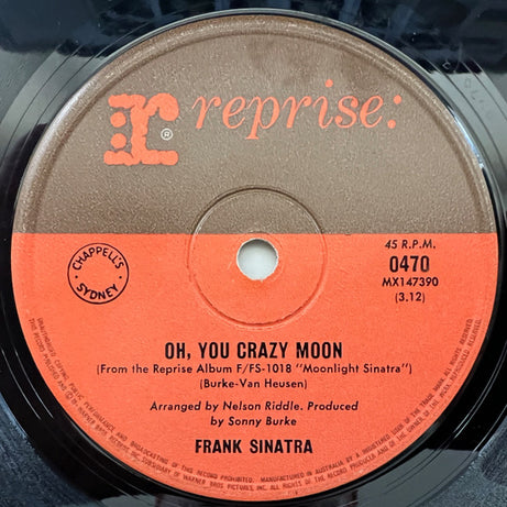 Frank Sinatra : Strangers In The Night (7", Single)