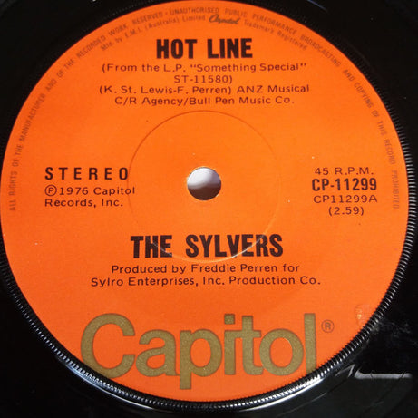 The Sylvers : Hot Line (7", Single)