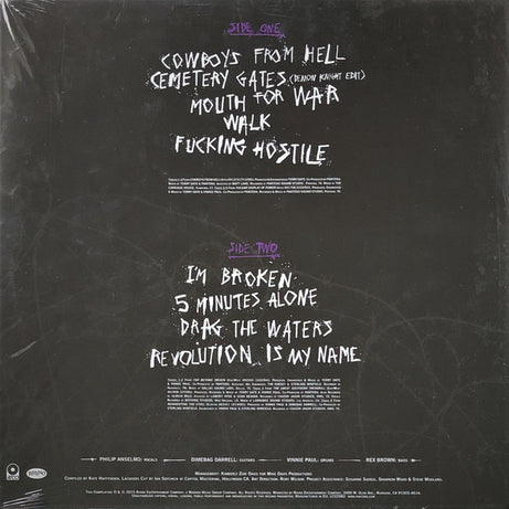 Pantera : History Of Hostility (LP, Comp)