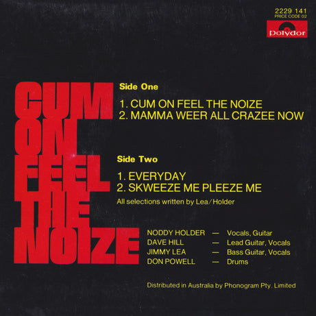 Slade : Cum On Feel The Noize (7", EP)