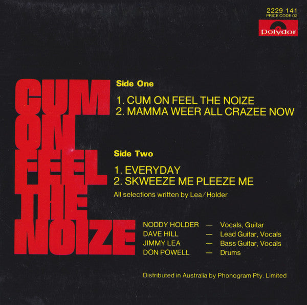 Slade : Cum On Feel The Noize (7", EP)