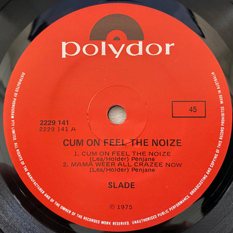 Slade : Cum On Feel The Noize (7", EP)