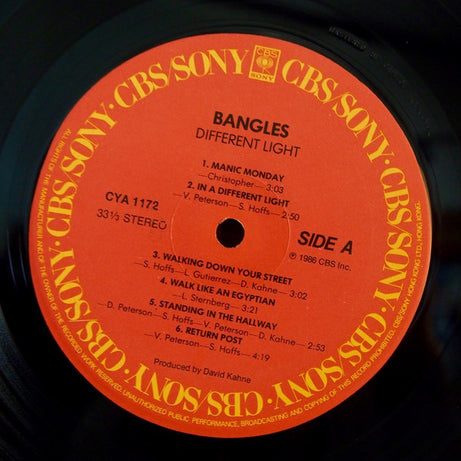 Bangles : Different Light (LP, Album)