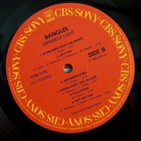 Bangles : Different Light (LP, Album)