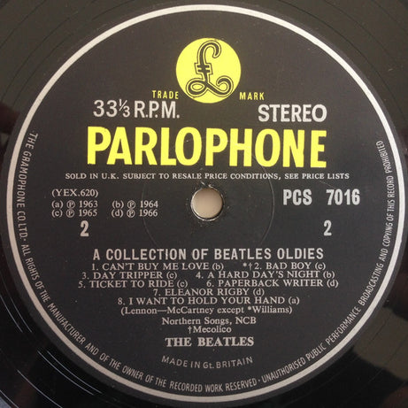 The Beatles : A Collection Of Beatles Oldies (LP, Comp)