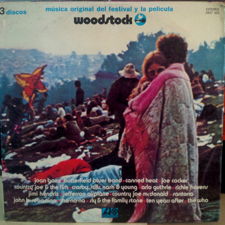 Various : Woodstock - Música original del festival y la película (3xLP, Album, Aut)