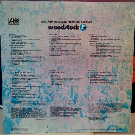 Various : Woodstock - Música original del festival y la película (3xLP, Album, Aut)
