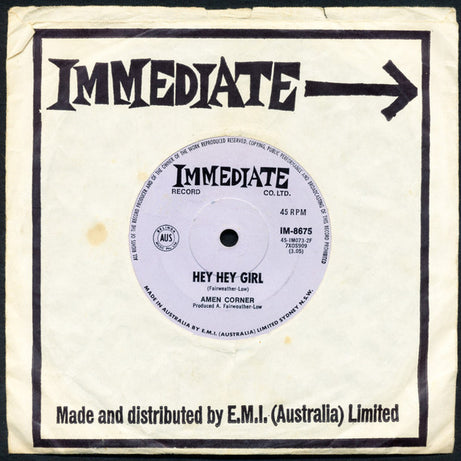 Amen Corner : (If Paradise Is) Half As Nice (7", Single)