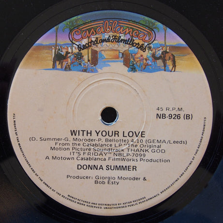 Donna Summer : Last Dance (7", Single)