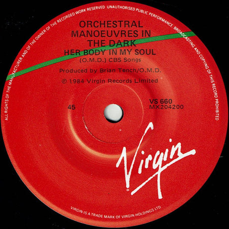 Orchestral Manoeuvres In The Dark : Locomotion (7", Single, Bla)